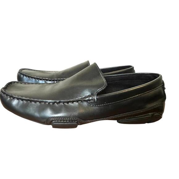 Kenneth Cole Mend World Hold On Men's Slip On Driving Shoes Sz 11 Black Loafers - Picture 1 of 5
